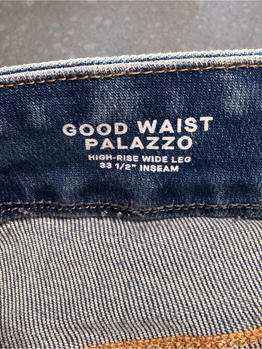 Good American Soft Tech Good Waist Palazzo 10/30 Jeans - Picture 5 of 9